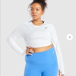 Long sleeve Gymshark crop